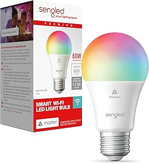 Sengled Matter A19 Multicolor Smart Bulb 1-Pack