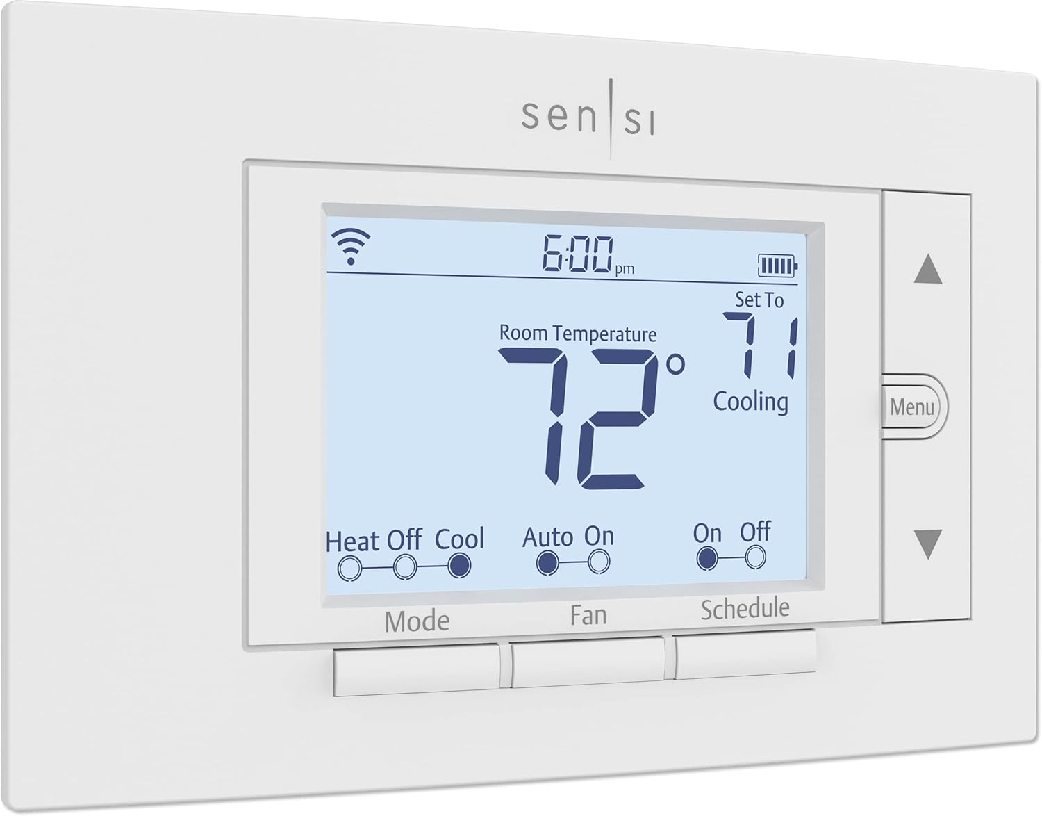 Sensi Smart Thermostat, 100 Years Of Expertise, Wi-Fi, Data Privacy, Programmable, Easy DIY Install,