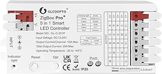 Sunricher Matter Over Thread + Zigbee Dual Tech RGBCCT LED Controller SR-MT1029-5C