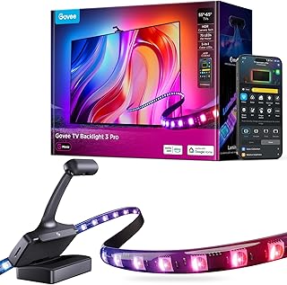 TV Backlight 3 Pro with HDR Triple Camera, 11.8ft 5-in-1 RGBWWIC LED Strip Lights That Change with 5